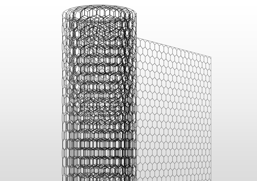 treillis métallique galvanisé clôture grillage triple torsion 50mt mesh  19/2